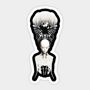 Galactic White Queen Sticker